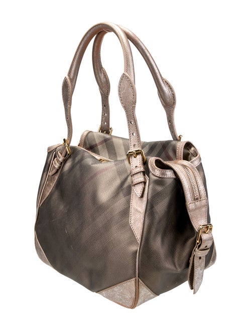 Burberry Smoked Check Shoulder Bag