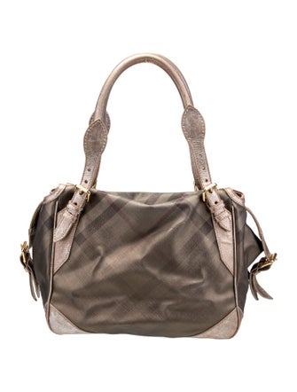 Burberry Smoked Check Shoulder Bag