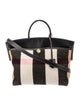 Burberry Exploded Check Society Top Handle Bag