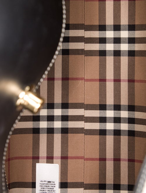 Burberry Exploded Check Society Top Handle Bag
