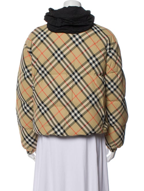 Burberry Plaid Print Jacket