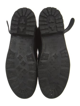 Burberry Leather Moto Boots