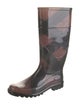 Burberry Rubber Printed Rain Boots