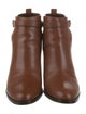 Burberry House Check Pattern Leather Boots
