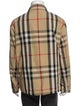 Burberry Plaid Print Trucker Jacket