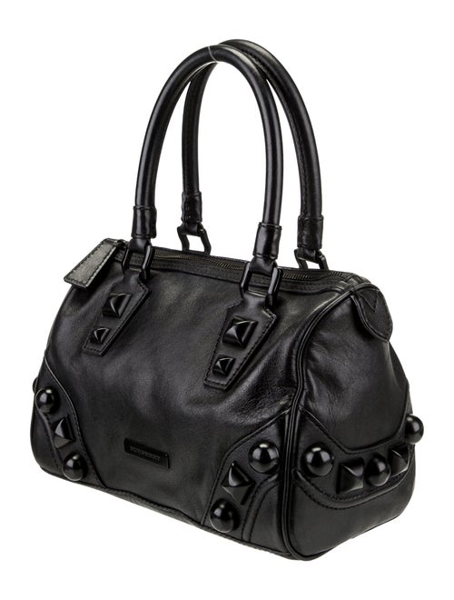 Burberry Leather Top Handle Bag
