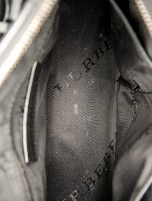 Burberry Leather Top Handle Bag