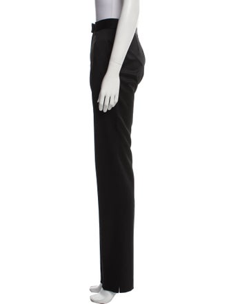 Burberry Virgin Wool Straight Leg Pants