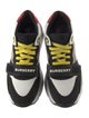 Burberry Nova Check Pattern Canvas Sneakers