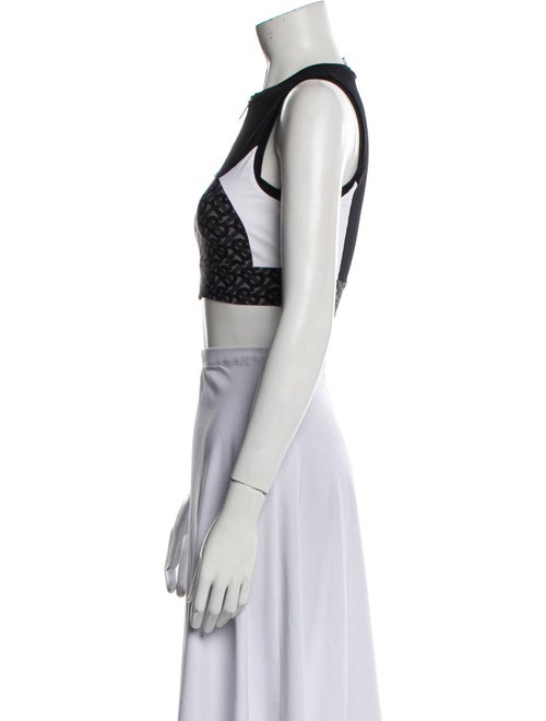 Burberry Nylon Printed Crop Top