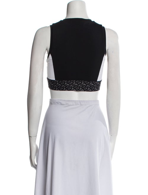 Burberry Nylon Printed Crop Top