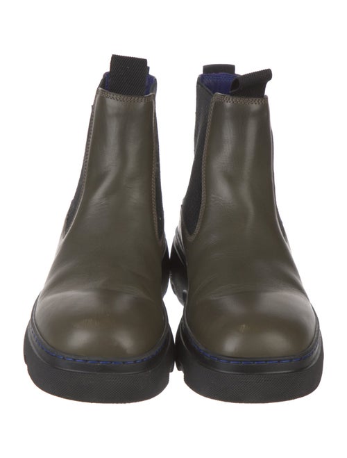 Burberry Leather Chelsea Boots
