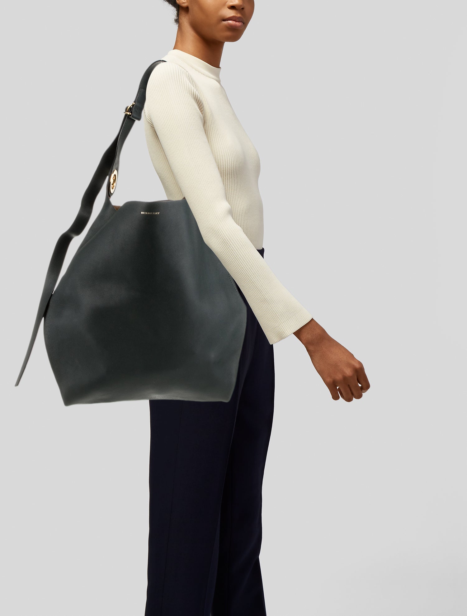 Burberry Leather Hobo