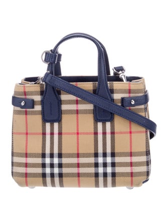 Burberry Canvas Baby Banner Tote