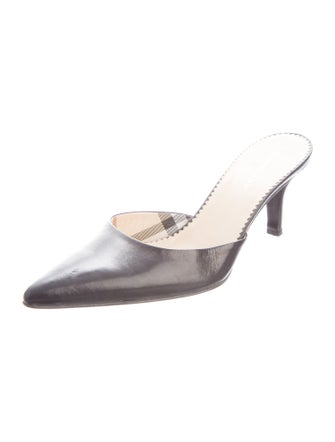 Burberry Leather Mules