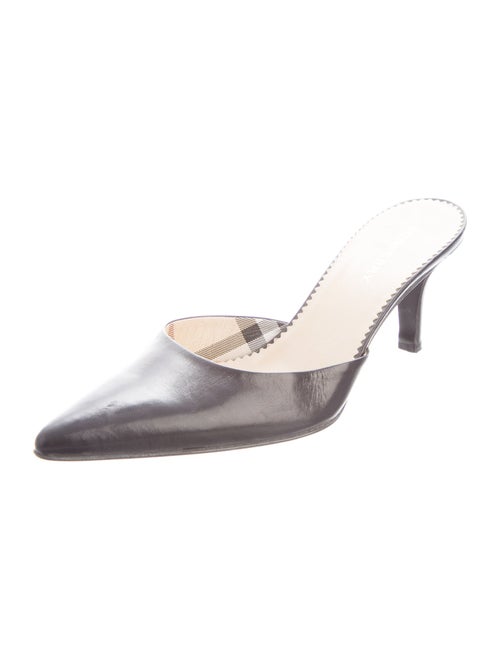 Burberry Leather Mules