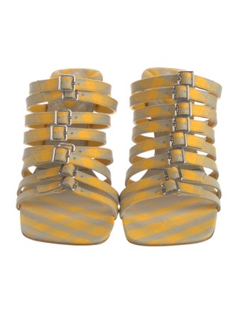 Burberry Canvas Slides