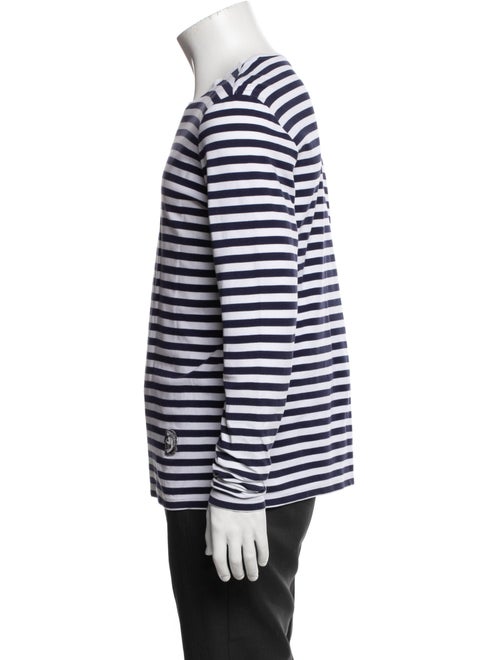 Burberry Striped Crew Neck T-Shirt