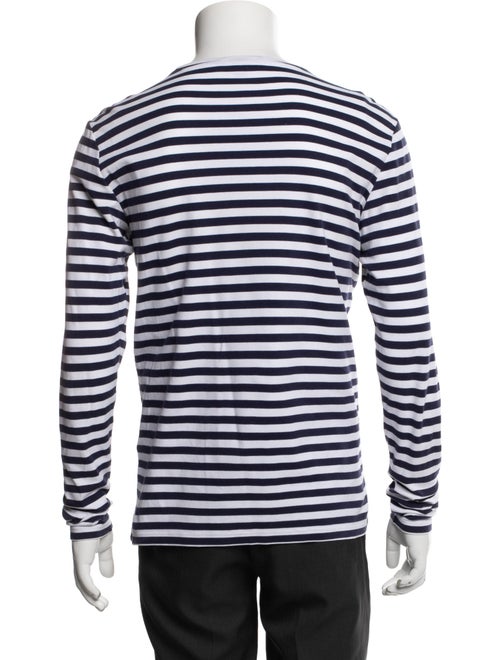 Burberry Striped Crew Neck T-Shirt