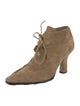 Burberry Suede Lace-Up Boots