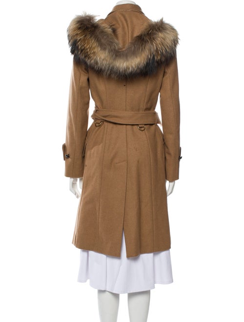 Burberry Wool Fur Coat