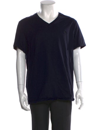 Burberry V-Neck Short Sleeve T-Shirt
