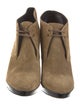 Burberry Suede Lace-Up Boots