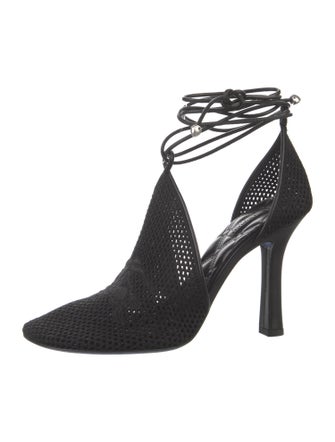 Burberry Mesh T-Strap Pumps