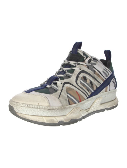 Burberry Leather Printed Sneakers