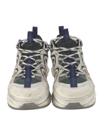 Burberry Leather Printed Sneakers