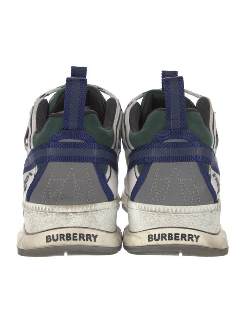 Burberry Leather Printed Sneakers
