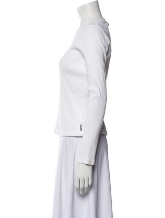 Burberry Crew Neck Long Sleeve Top