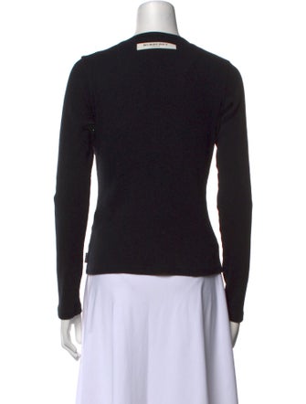 Burberry Crew Neck Long Sleeve Sweatshirt