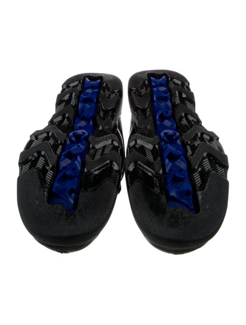 Burberry Leather Colorblock Pattern Chunky Sneakers