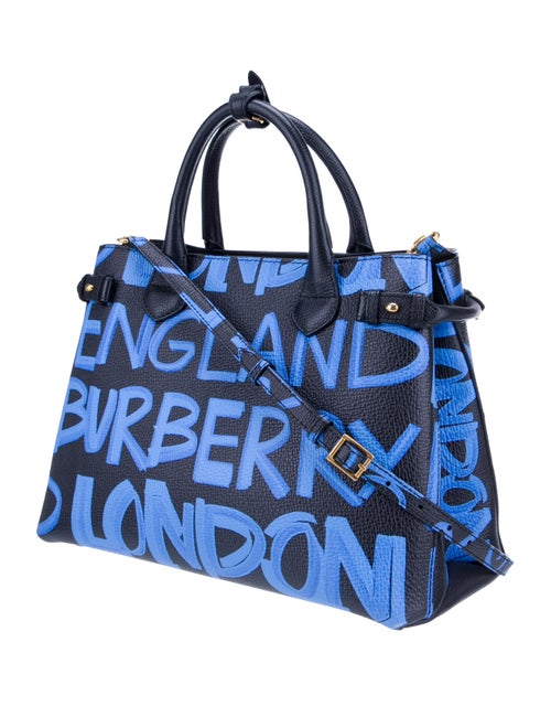 Burberry Leather Banner Tote