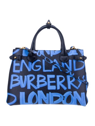 Burberry Leather Banner Tote