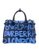 Burberry Leather Banner Tote