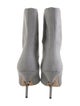 Burberry Leather Trim Embellishment Sock Boots