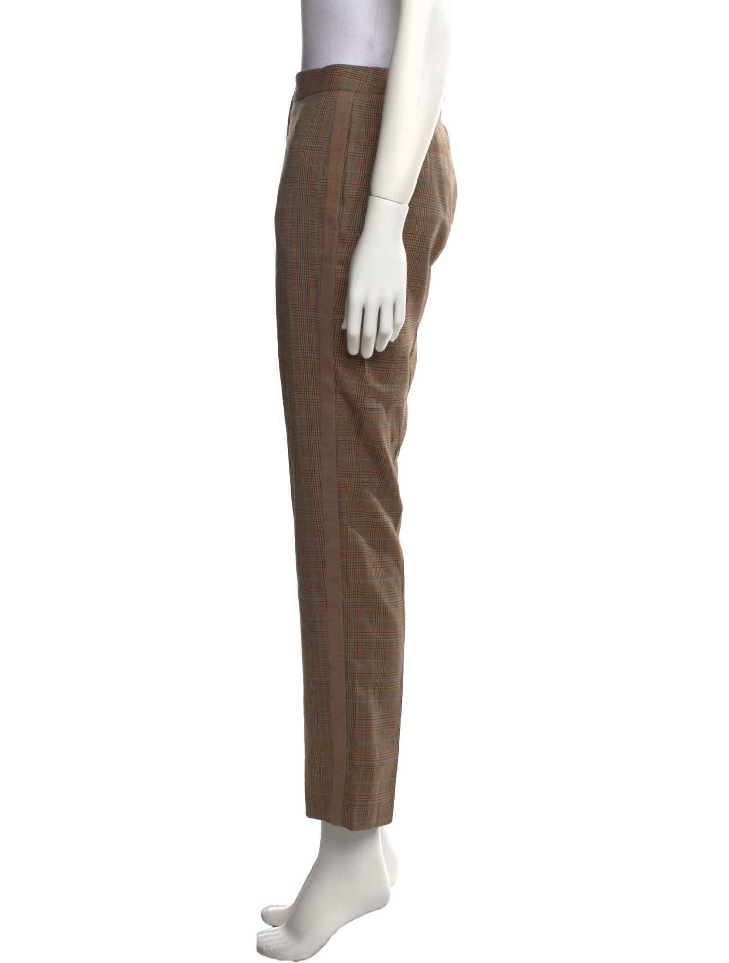 Burberry Virgin Wool Straight Leg Pants