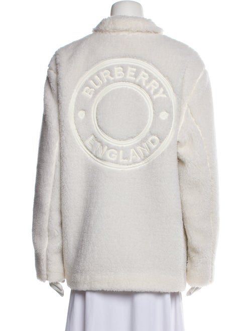 Burberry Wool Faux Fur Jacket