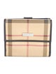 Burberry House Check Pattern Nylon Compact Wallet