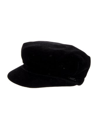Burberry Velvet Newsboy Cap