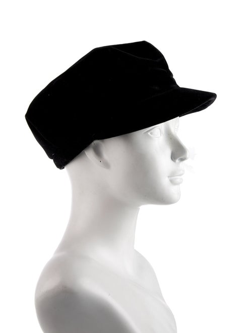 Burberry Velvet Newsboy Cap