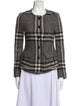 Burberry Wool Tweed Pattern Jacket
