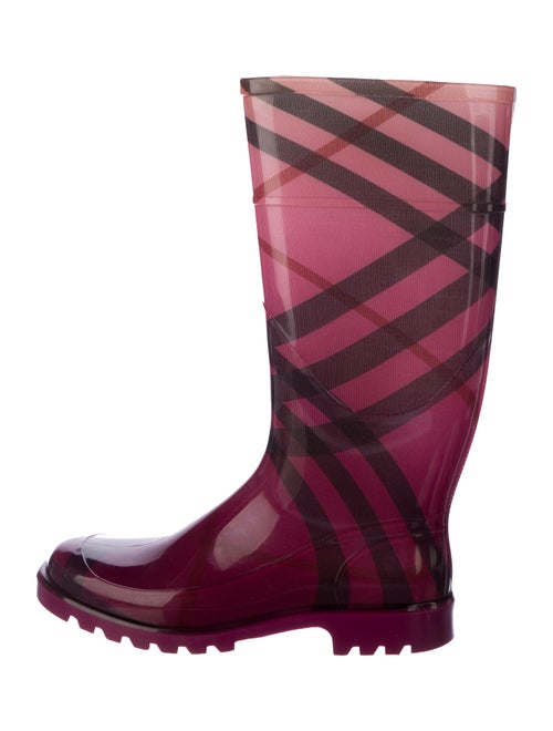 Burberry Rubber Printed Rain Boots