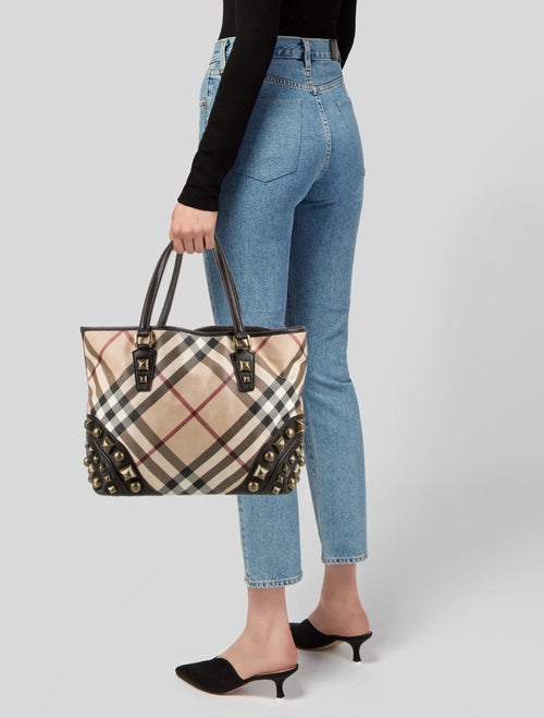 Burberry Super Nova Check Tote