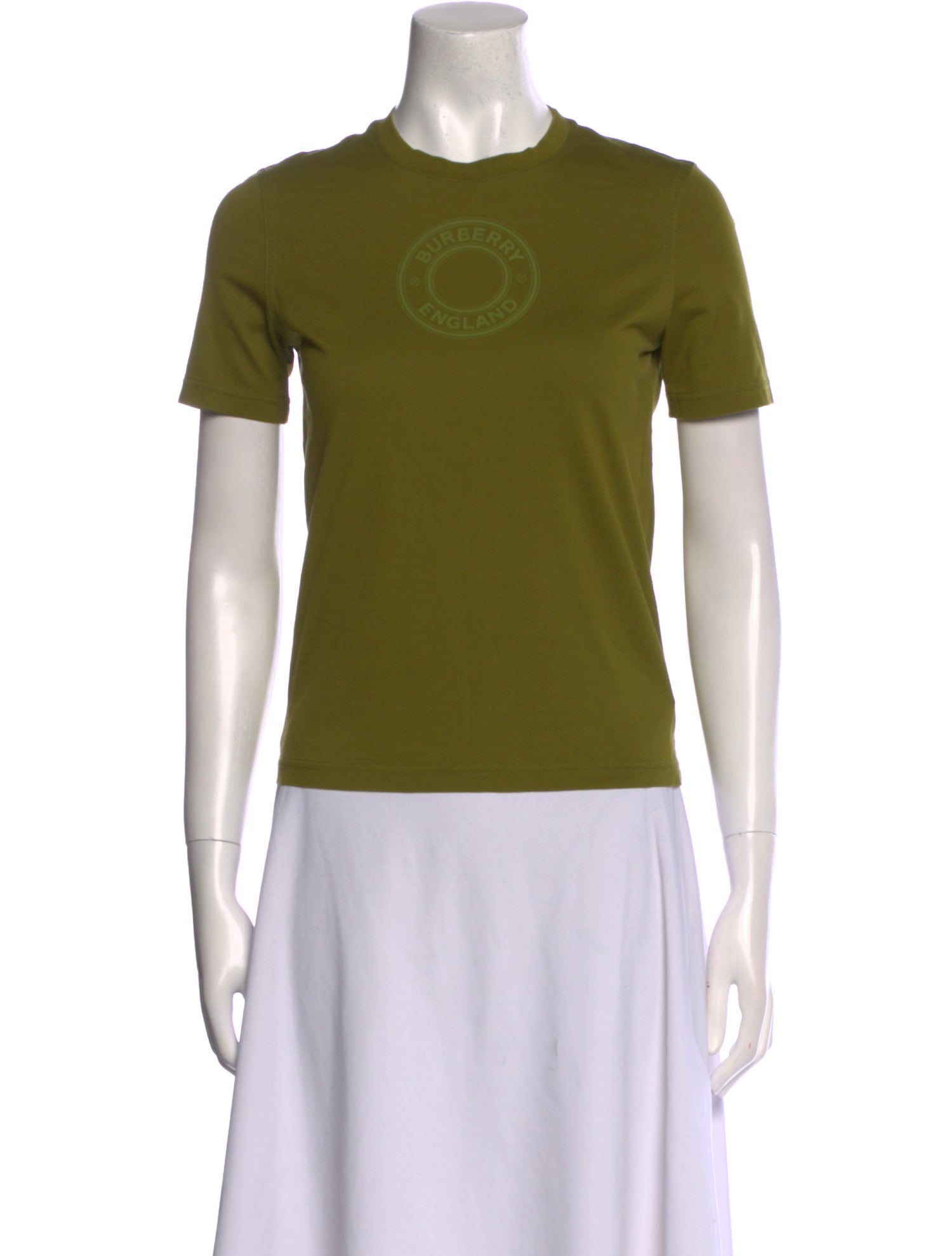 Burberry Graphic Print Crew Neck T-Shirt