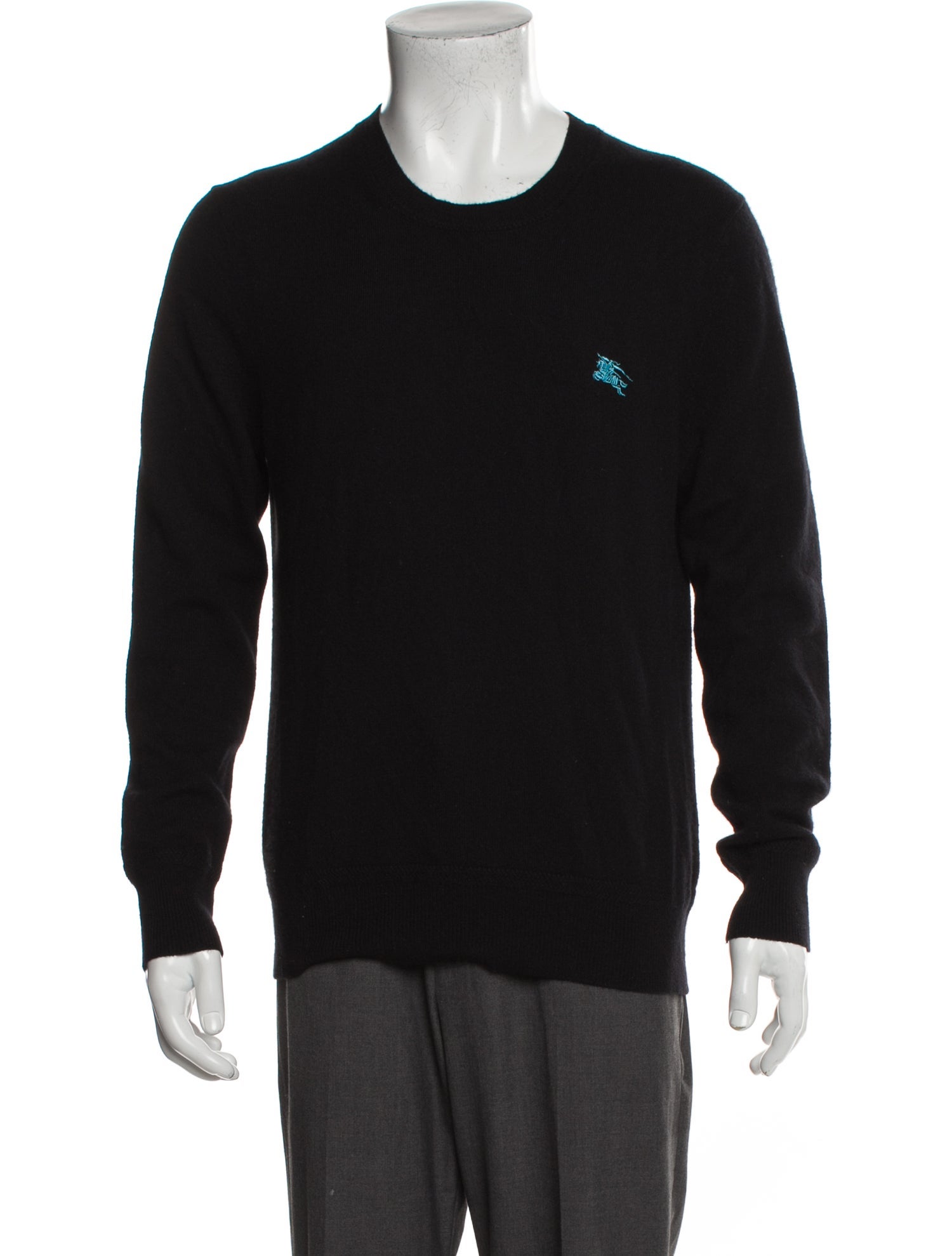 Burberry Cashmere Graphic Print Pullover