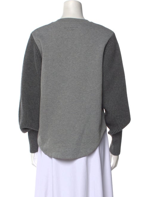 Burberry Crew Neck Long Sleeve Sweatshirt