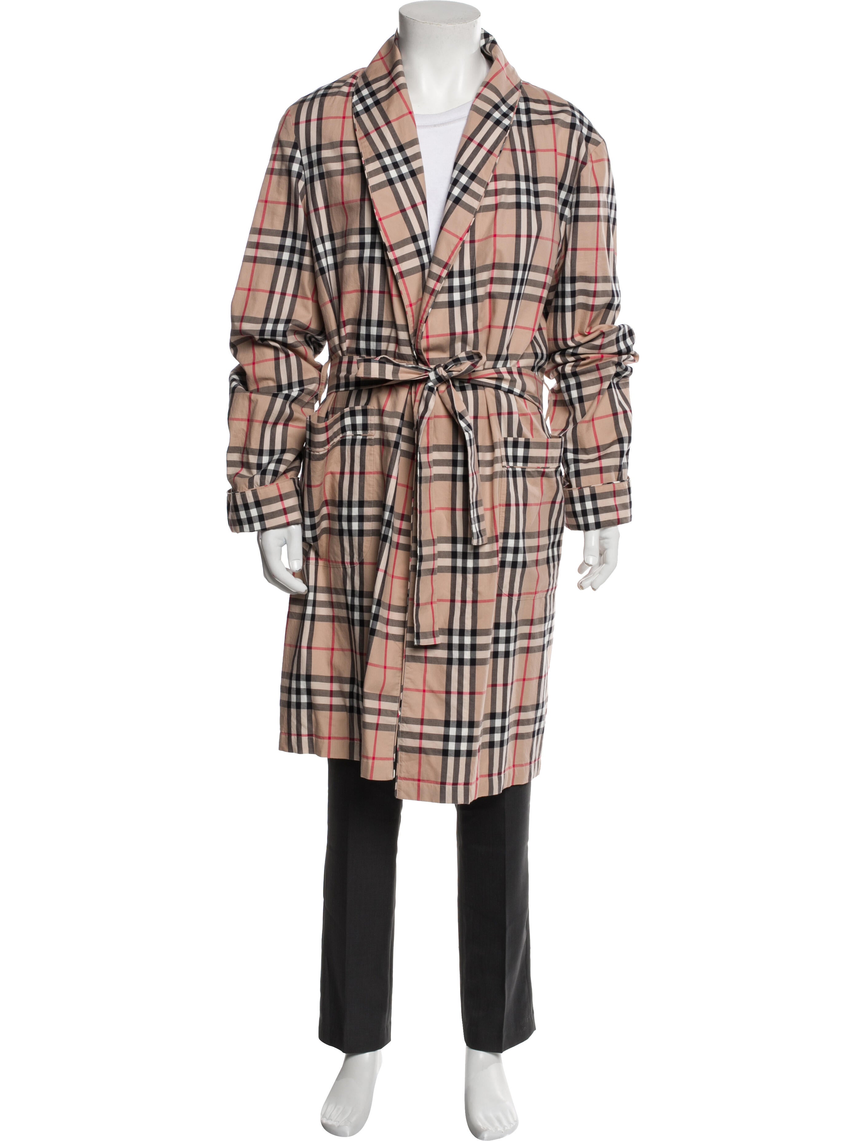 Burberry Nova Check Pattern Robe